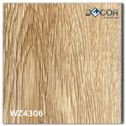 พื้น SPC คลิ๊กล็อค หนา 4.3 มม. | WZ4306 สี Quercetin | ลายไม้ รุ่นปูตรง | DECORFlooring