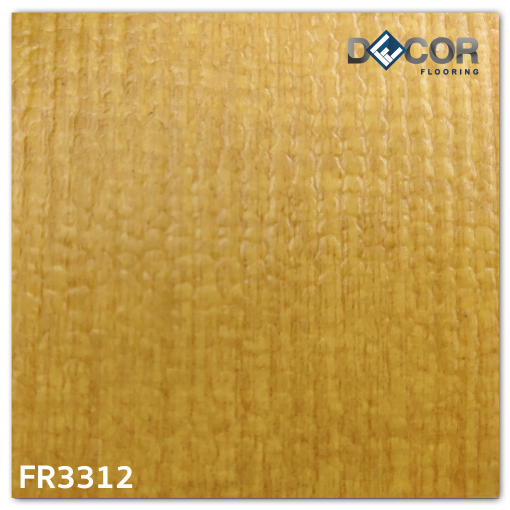 พื้นไวนิล LVT ทากาว 3.3 มม. | FR3312 | ลายผ้า ปูได้ทุกลาย | DECORFlooring