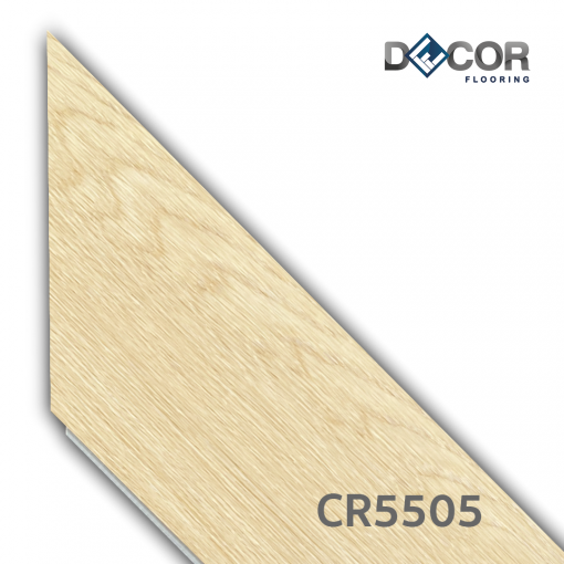 พื้น SPC คลิ๊กล็อค หนา 5.5 มม. | CR5505 ลายไม้ รุ่นลายธนู Chevron | DECORFlooring