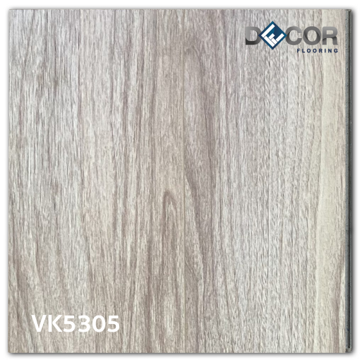 พื้น SPC คลิ๊กล็อค หนา 5.3 มม. | VK5305 สี Wash Red Oak | ลายไม้ รุ่นปูตรง | DECORFlooring