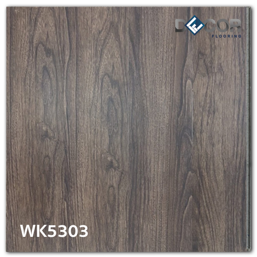 พื้น SPC คลิ๊กล็อค หนา 5.3 มม. | WK5303 | ลายไม้ รุ่นปูตรง | DECORFlooring