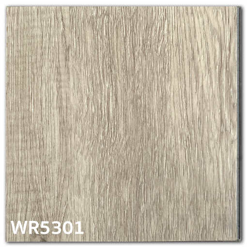 พื้น SPC คลิ๊กล็อค หนา 5.3 มม. | WR5301 สี Light Oak | ลายไม้ รุ่นปูตรง | DECORFlooring