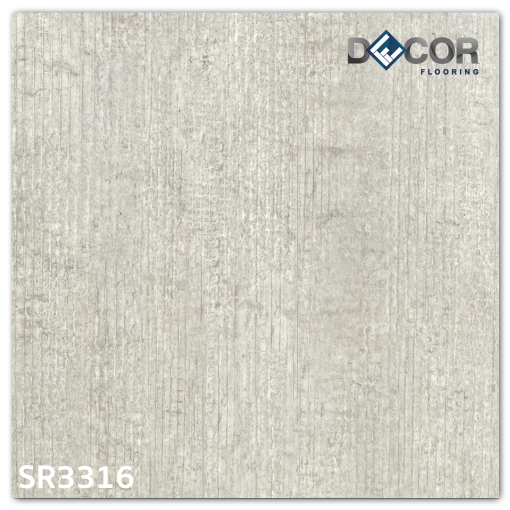 พื้นไวนิล LVT ทากาว 3.3 มม. | SR3316 | ลายหิน ปูได้ทุกลาย | DECORFlooring