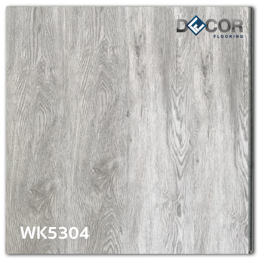 พื้น SPC คลิ๊กล็อค หนา 5.3 มม. | WK5304 | ลายไม้ รุ่นปูตรง | DECORFlooring