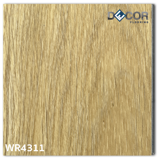 พื้น SPC คลิ๊กล็อค หนา 4.3 มม. | WR4311 | ลายไม้ รุ่นปูตรง | DECORFlooring