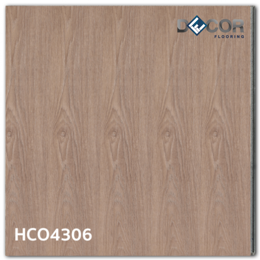 พื้น SPC คลิ๊กล็อค หนา 4.3 มม. | Hco4306 สี Nutella | ลายไม้ รุ่นก้างปลา| DECORFlooring