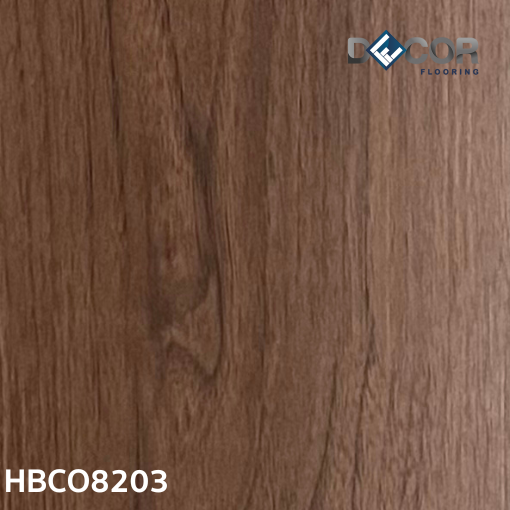 พื้นลามิเนต Hybrid MGO 8.2 มม.| HBCO8203 สี Black Walnut | ลายไม้ รุ่นปูตรง | DECORFlooring