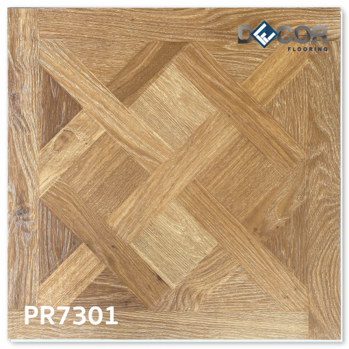 พื้น Hybrid SPC คลิ๊กล็อค หนา 7.3 มม. | PR7301 | ลายไม้สาน รุ่นปูตรง | DECORFlooring