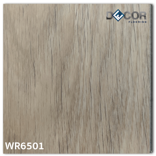 พื้น SPC คลิ๊กล็อค หนา 6.5 มม. | WR6501 | ลายไม้ รุ่นปูตรง | DECORFlooring