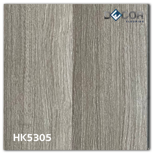 พื้น SPC คลิ๊กล็อค หนา 5.3 มม. | HK5305 สี Taupe Oak | ลายไม้ รุ่นก้างปลา| DECORFlooring