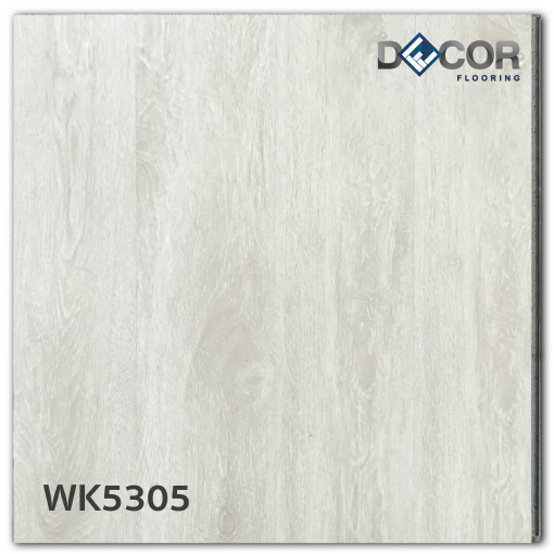 พื้น SPC คลิ๊กล็อค หนา 5.3 มม. | WK5305 | ลายไม้ รุ่นปูตรง | DECORFlooring