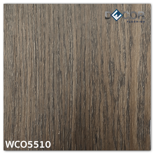 พื้น SPC คลิ๊กล็อค หนา 5.5 มม. | WCO5510 สี Hazelnut | ลายไม้ รุ่นปูตรง | DECORFlooring