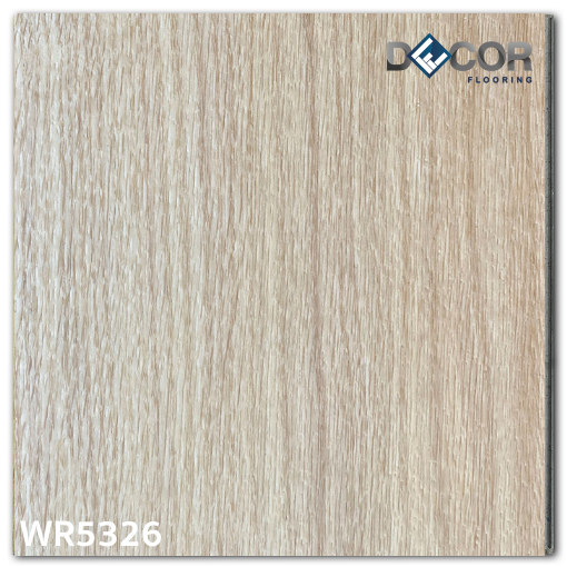 พื้น SPC คลิ๊กล็อค หนา 5.3 มม. | WR5326 | ลายไม้ รุ่นปูตรง | DECORFlooring