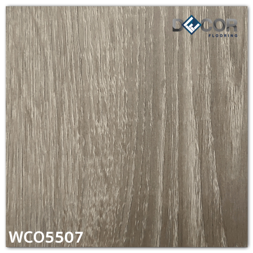 พื้น SPC คลิ๊กล็อค หนา 5.5 มม. | WCO5507 สี Light Grey Loft | ลายไม้ รุ่นปูตรง | DECORFlooring