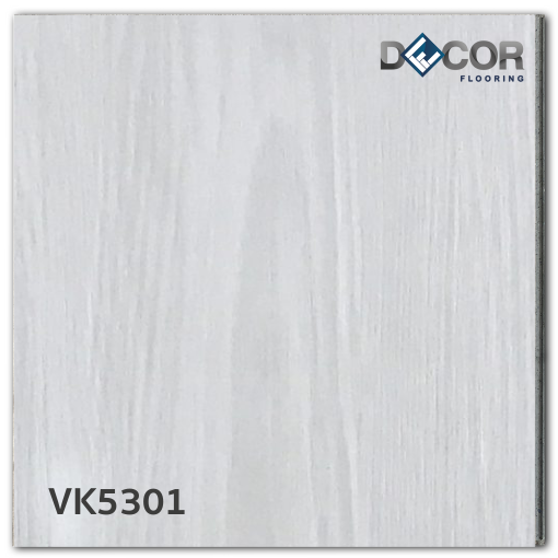 พื้น SPC คลิ๊กล็อค หนา 5.3 มม. | VK5301 สี White Wash Oak | ลายไม้ รุ่นปูตรง | DECORFlooring