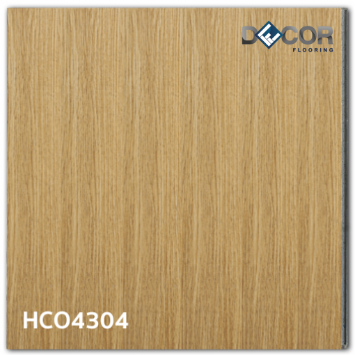 พื้น SPC คลิ๊กล็อค หนา 4.3 มม. | Hco4304 สี White Oak | ลายไม้ รุ่นก้างปลา| DECORFlooring