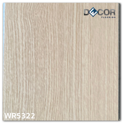 พื้น SPC คลิ๊กล็อค หนา 5.3 มม. | WR5322 | ลายไม้ รุ่นปูตรง | DECORFlooring